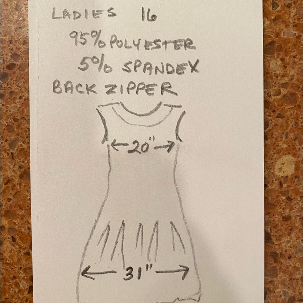 Danny & Nicole Black Dress with Red Stripes - Picture 8 of 13